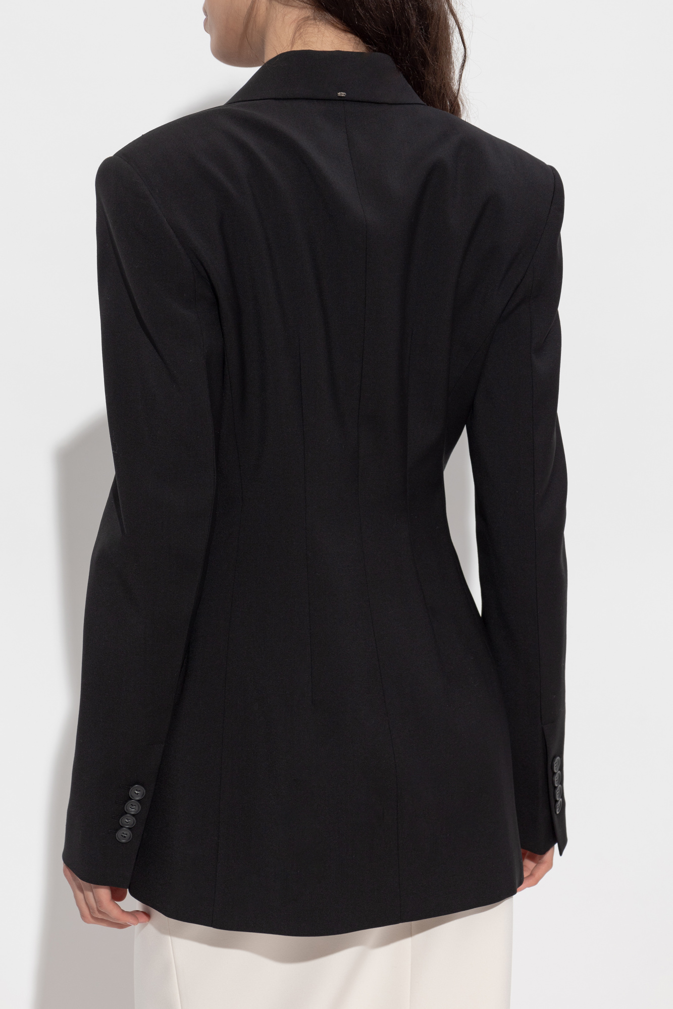 ジャケット SPORTMAX BLACK WOOL ADAMO BLAZER Adamo virgin wool blazer in black - Sportmax | Mytheresa